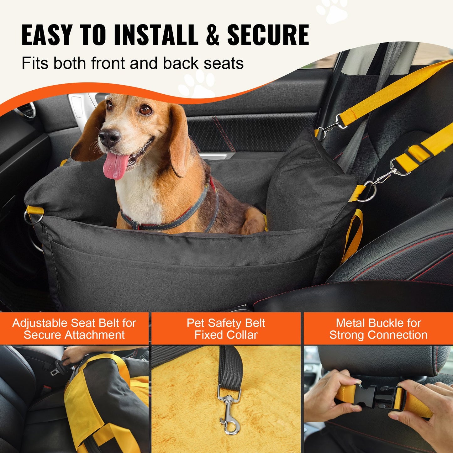 Asiento Elevador para Perros – Impermeable con Asas Laterales