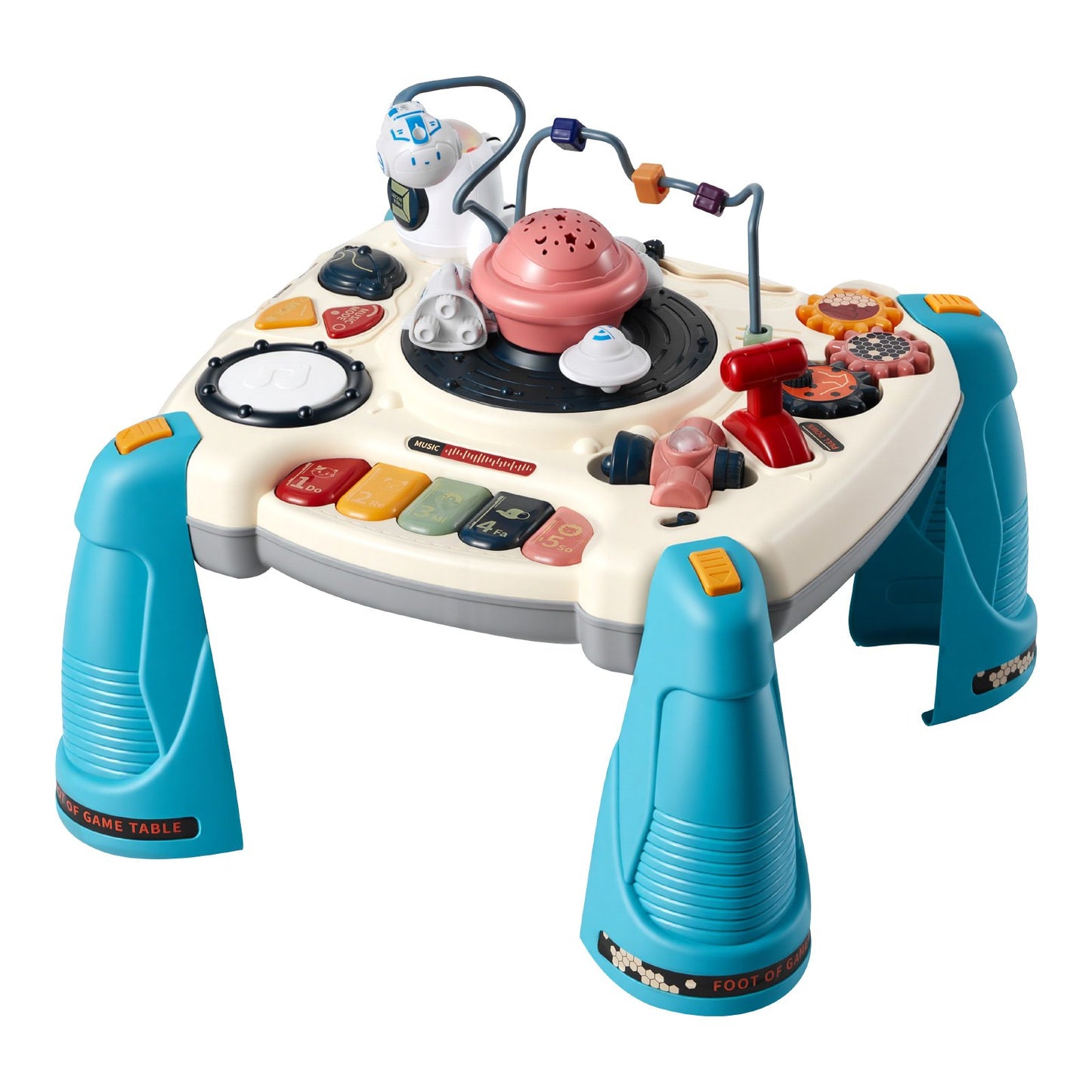 Mesa Musical Espacial para Bebés 1-3 Años – Con Proyector de Estrellas