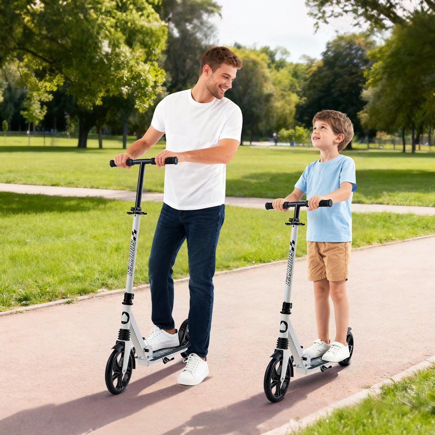 Patinete de 2 Ruedas para Niños +8 Años, Adolescentes y Adultos