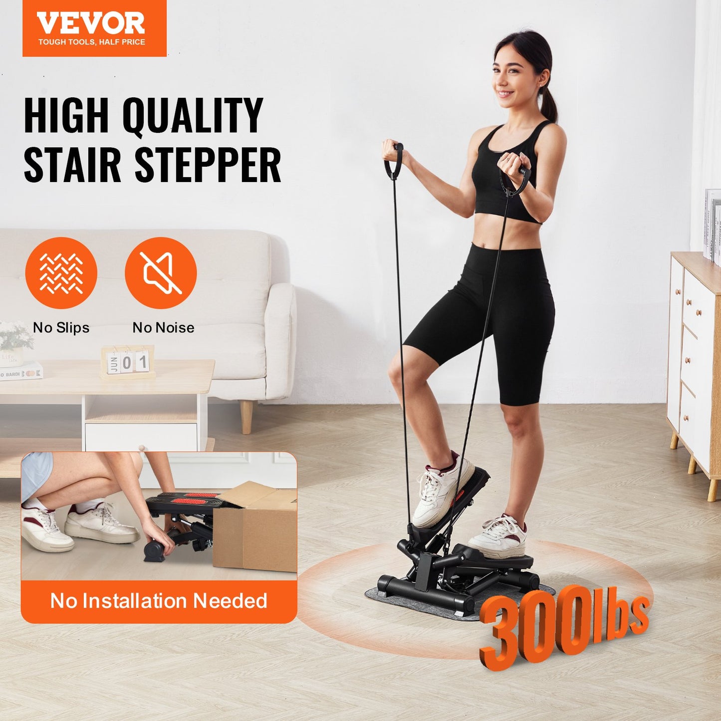 Escaladora, mini escaladora para hacer ejercicio en casa, máquina de fitness hidráulica