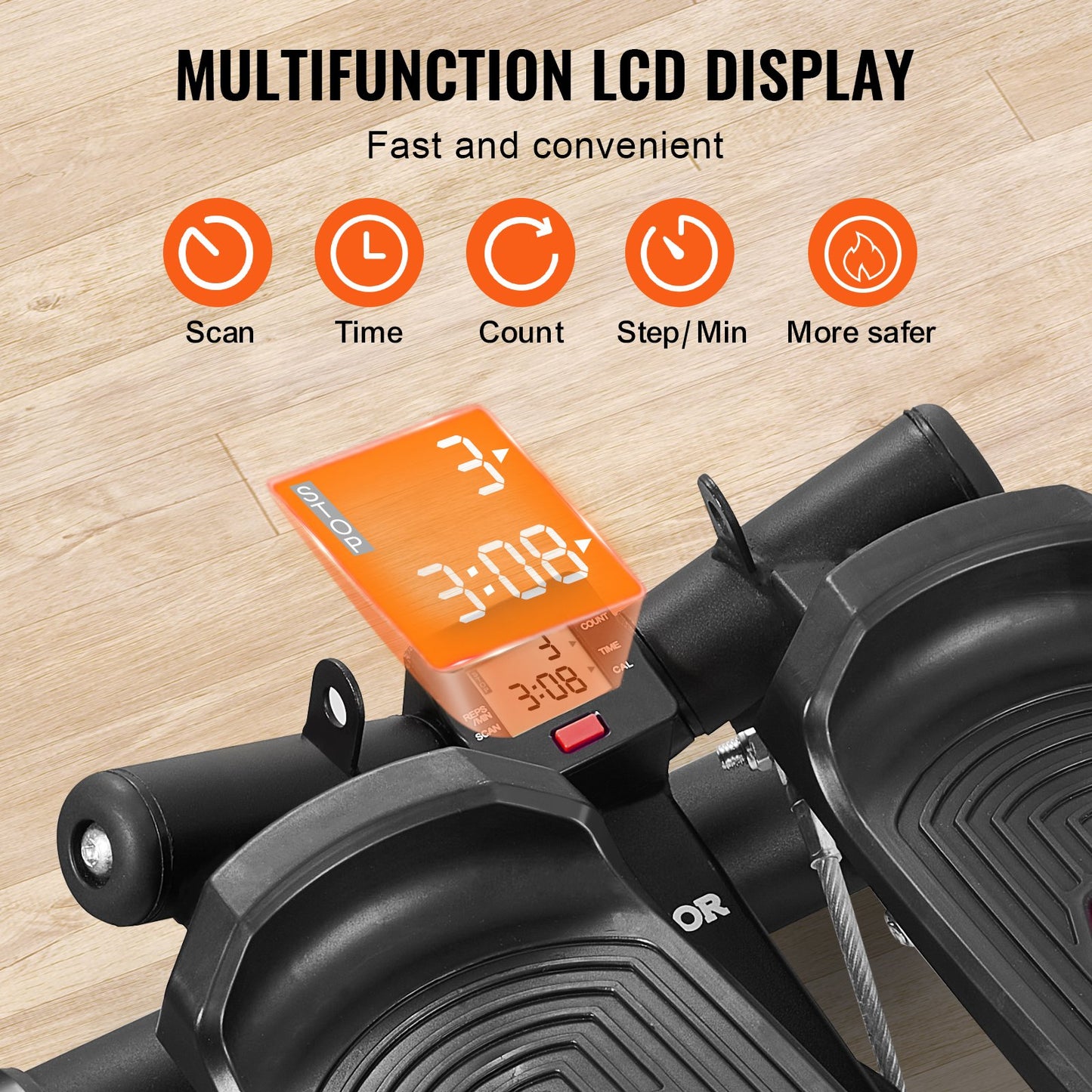 Escaladora, mini escaladora para hacer ejercicio en casa, máquina de fitness hidráulica