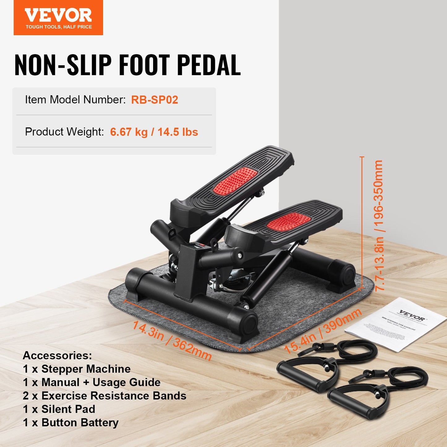Escaladora, mini escaladora para hacer ejercicio en casa, máquina de fitness hidráulica