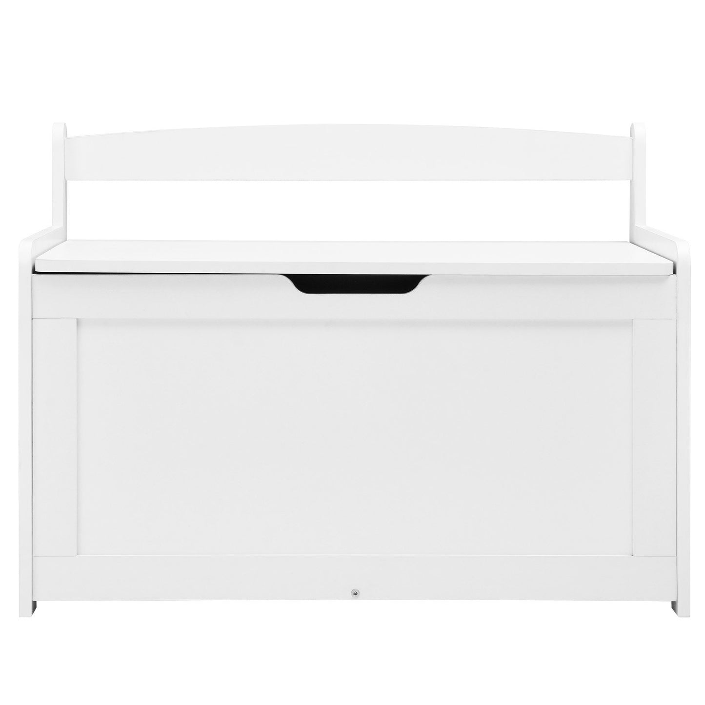 Cofre de juguetes de madera para niños, caja de almacenamiento de juguetes para niños pequeños con tapa abatible.